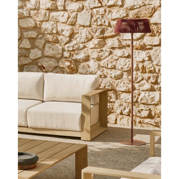 Solarna zewnętrzna lampa stołowa LED ø 33 cm Aldet – Kave Home-image-2