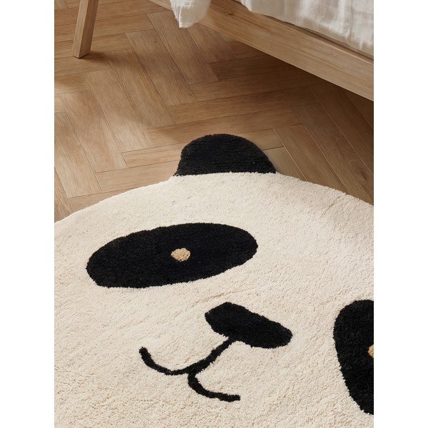 Czarny/kremowy bawełniany dywan dziecięcy odpowiedni do prania/tkany ręcznie 103x120 cm Snuggle Patsy – Hanse Home-image-3