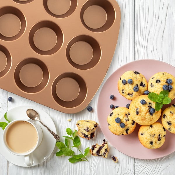 Metalowa forma do pieczenia muffinów 25,5x36 cm Marissa – Orion-image-1