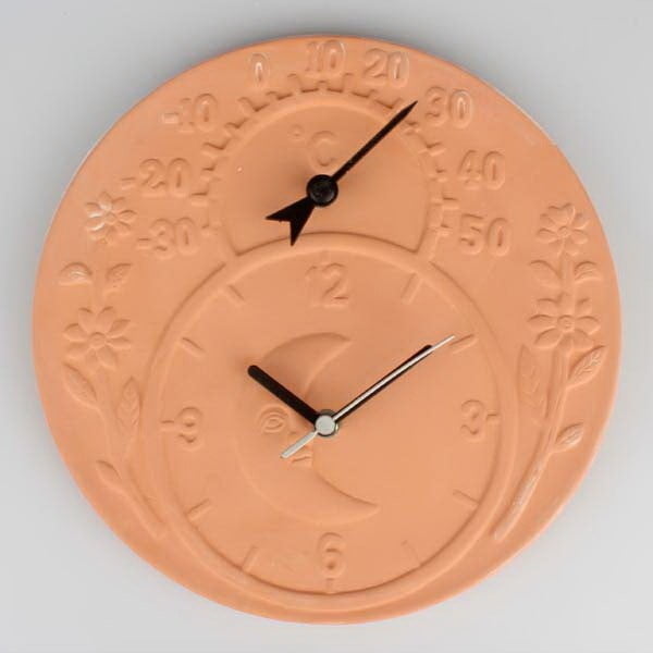 Zegar ceramiczny z termometrem Dakls