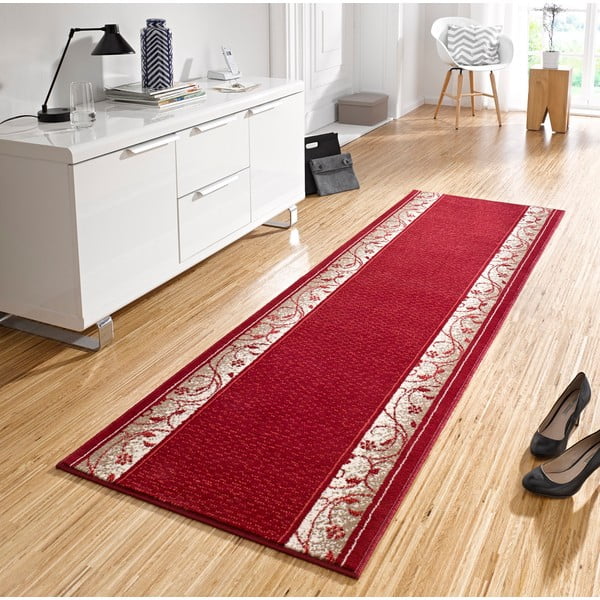 Dywan Basic Elegance, 80x300 cm, czerwony-image-1