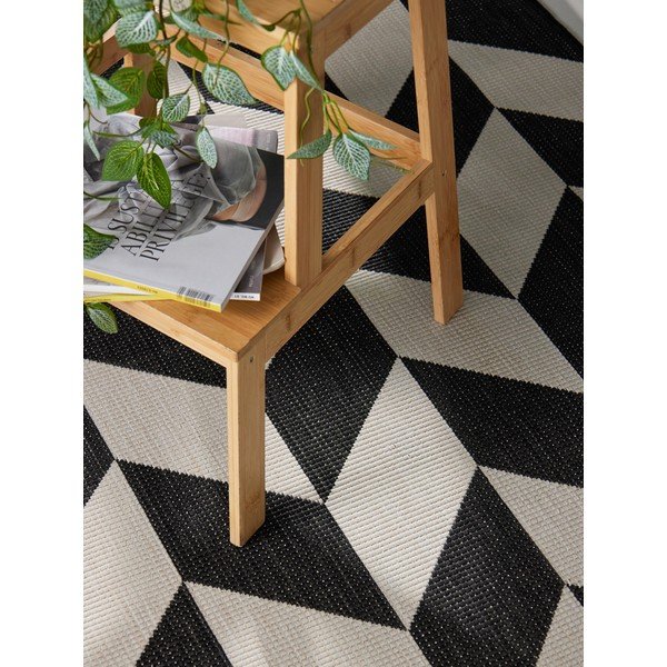 Czarny/kremowy dywan odpowiedni na zewnątrz 160x230 cm Haringey Terrick – Ted Baker-image-1