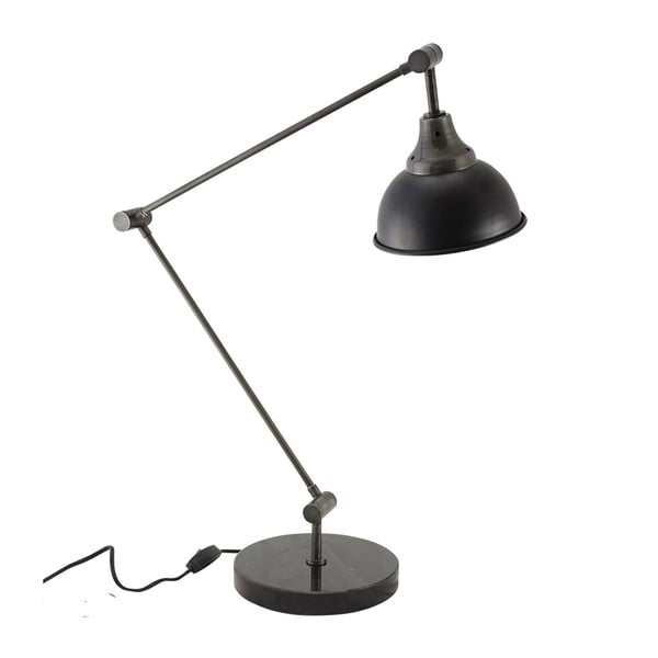 Lampa stołowa, czarna