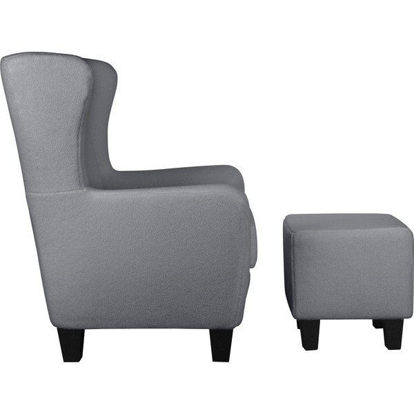 Szary aksamitny fotel uszak Zhili – Støraa-image-1