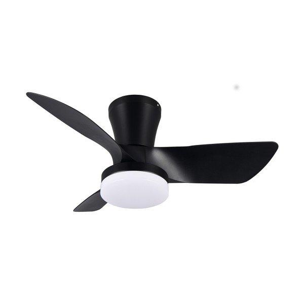 Czarna lampa sufitowa LED Randers – Reality