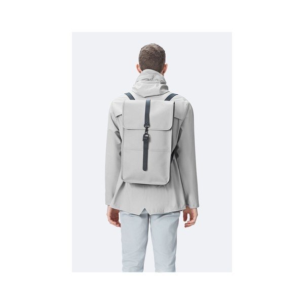 Szary plecak o wysokiej wodoodporności Rains Backpack-image-2