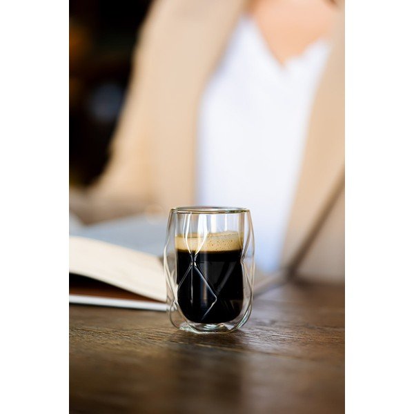 Kubki na espresso z podwójną ścianką zestaw 2 szt. 100 ml Geo – Vialli Design-image-3