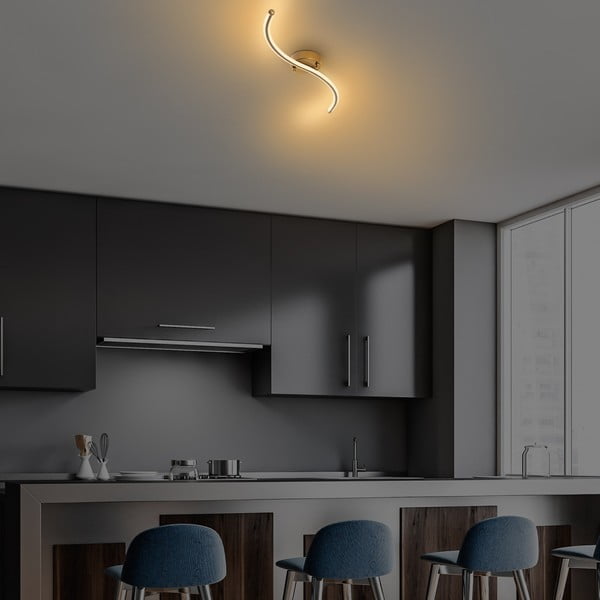 Lampa sufitowa LED w kolorze złota 10x67 cm Yilan – Opviq lights-image-3