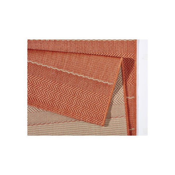 Dywan nadający się na zewnątrz Sunshine 80x200 cm, terakota-image-1