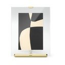 Szklana ramka stojąca w kolorze złota 16x20 cm Flute – Umbra