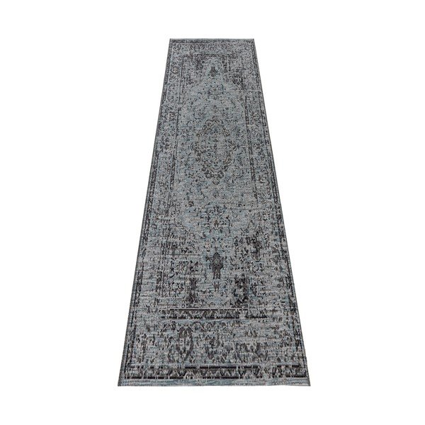 Niebieski chodnik Elle Decoration Curious Cenon, 77x200 cm-image-1