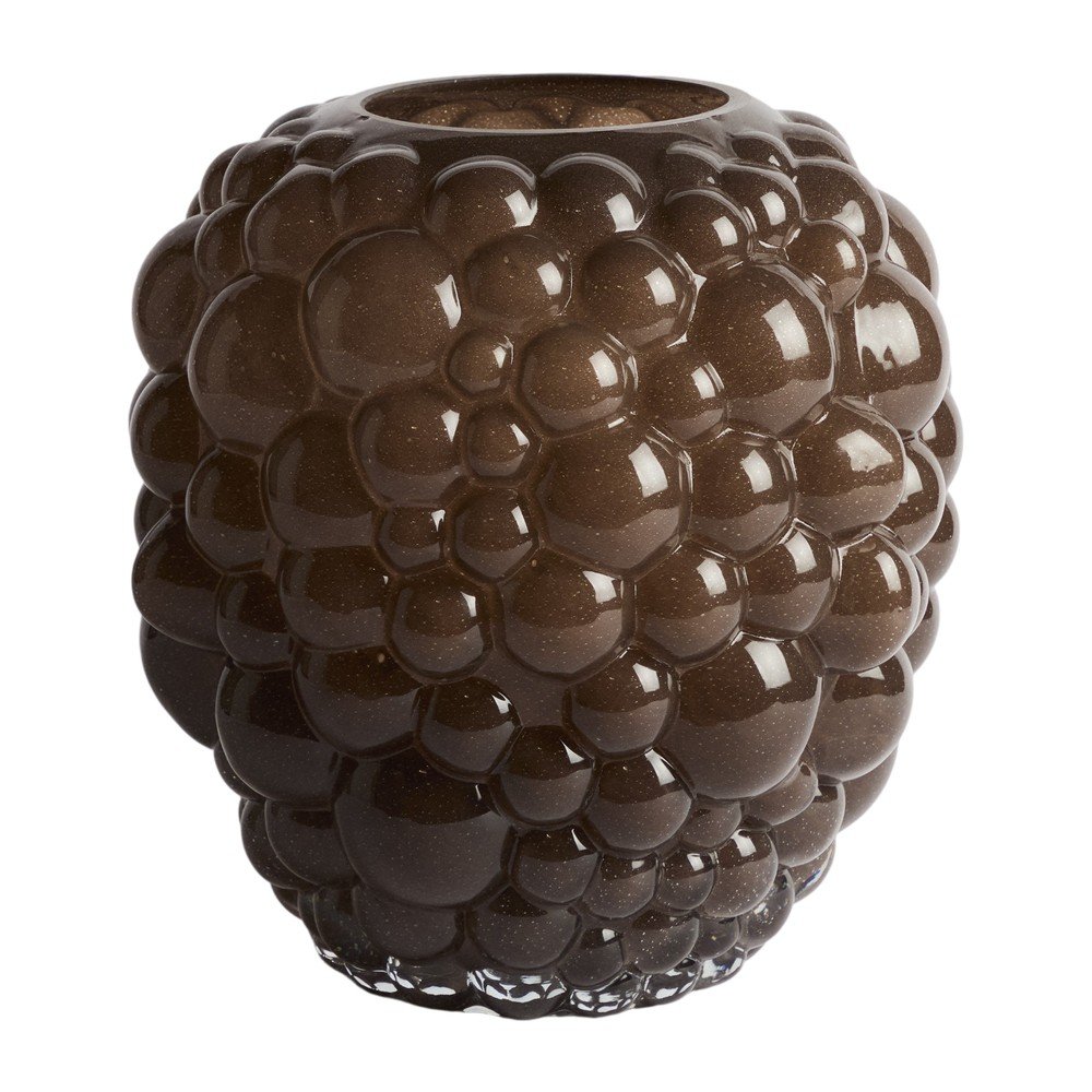 Brązowy szklany wazon (wysokość 30 cm) Mure – Kave Home