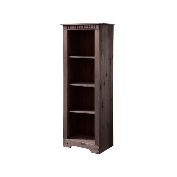 Brązowy regał z litego drewna sosnowego 50x135 cm Cubrix – Støraa