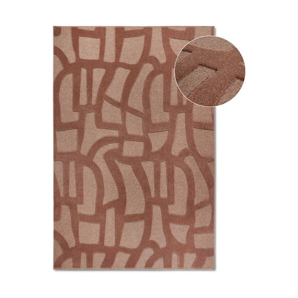 Ceglasty dywan z włókien z recyklingu 160x230 cm Therese – Villeroy&Boch