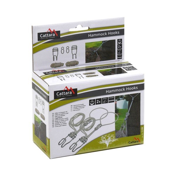 Zestaw do zawieszenia hamaka ogrodowego Cattara Textil-image-4