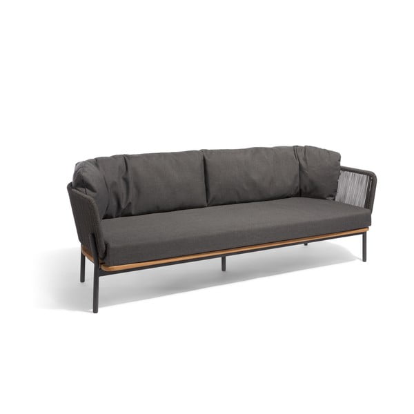 Ciemnoszara sofa ogrodowa Omer – Diphano-image-3