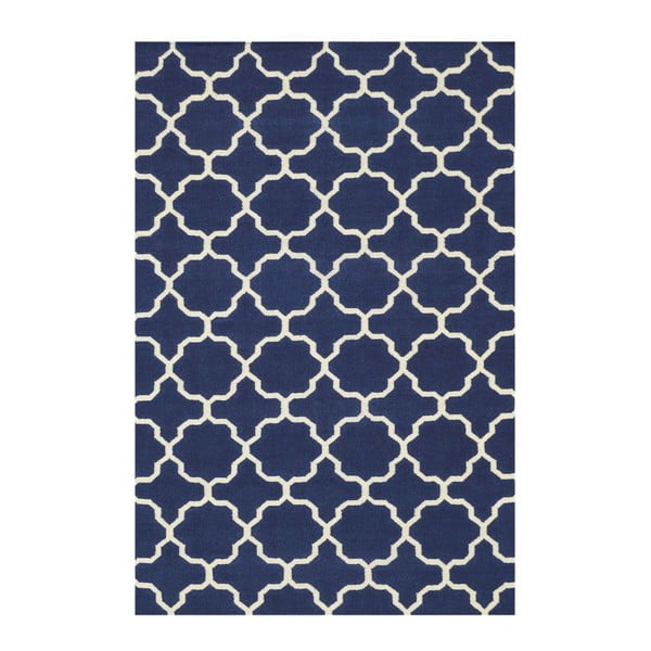 Ręcznie tkany dywan  Maria Blue/White, 120x180 cm