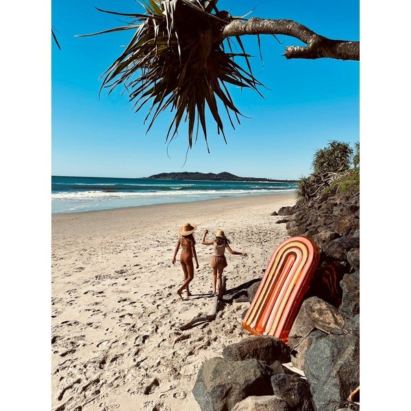 Leżak dmuchany Sunnylife Luxe Rainbow-image-2