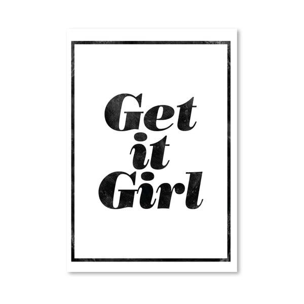 Plakat "Get it Girl", 42x60 cm