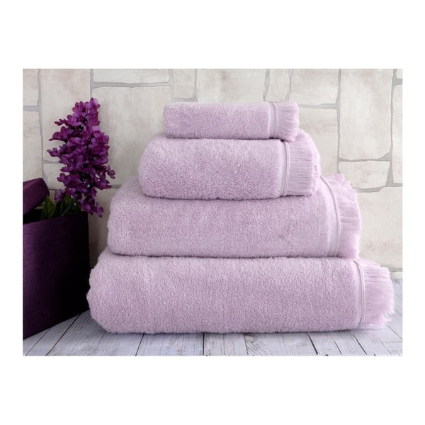 Fioletowy ręcznik Irya Home Superior, 70x130 cm