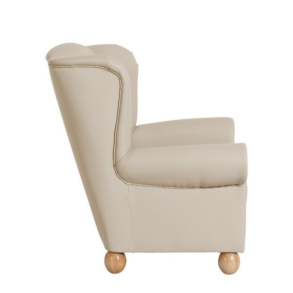 Beżowy fotel uszak Max Winzer Monarch Beige-image-2
