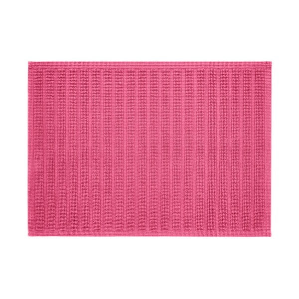 Fuksjowy dywanik łazienkowy Jalouse Maison Tapis De Bain Duro Fuchsia, 50x70 cm