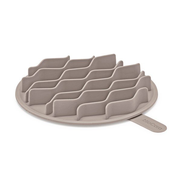 Silikonowa wkładka do miski dla psów spowalniająca jedzenie ø 18 cm Lento Greige M/L – MiaCara