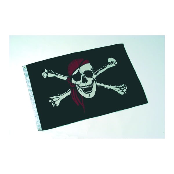 Flaga piratów Artesania Esteban Ferrer, 90x58 cm
