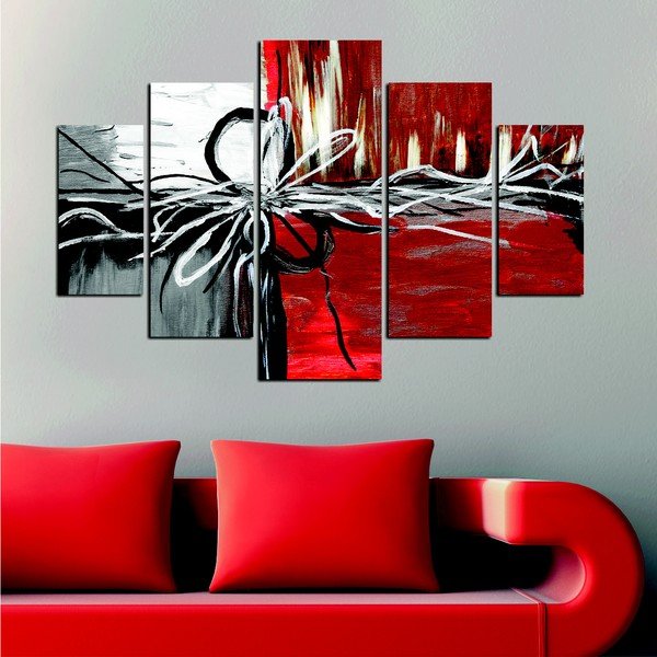 Obraz wieloczęściowy Chaos, 92x56 cm-image-1