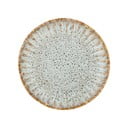 Niebiesko-beżowy kamionkowy talerz do serwowania ø 17 cm Fleur – Bloomingville