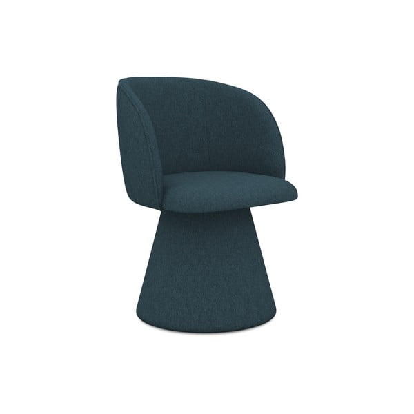 Morski tapicerowany fotel jadalniany Maia – Makamii