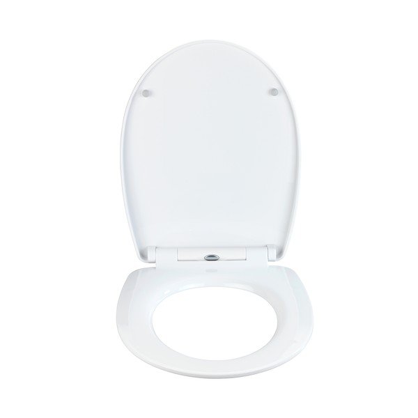 Szaro-biała deska sedesowa Wenko-image-3