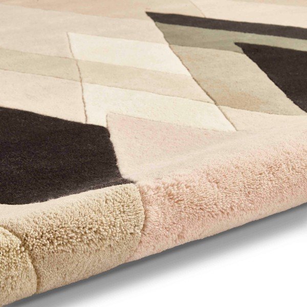 Beżowo-szary wełniany dywan Think Rugs Michelle Collins High, 120x170 cm-image-1