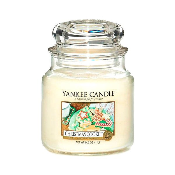 Świeca zapachowa Yankee Candle Świąteczne smakołyki, czas palenia 65–90 godzin