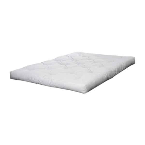 Biały średnio twardy materac futon 160x200 cm Coco Natural – Karup Design