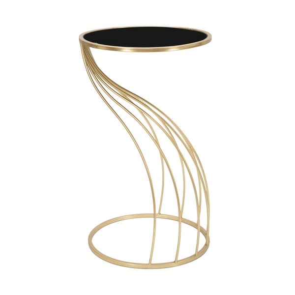 Okrągły stolik ze szklanym blatem ø 43 cm Flush – Mauro Ferretti