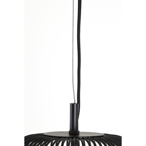Czarna lampa sufitowa ø 27 cm Rilanu – Light & Living-image-2