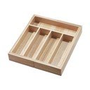 Organizer na sztućce z drewna paulownia iDesign Eco