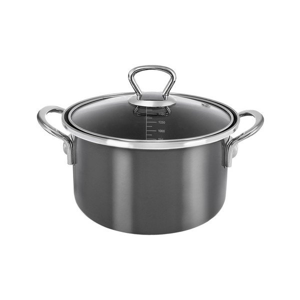 Garnek emaliowany z pokrywką 1,75 l Metalic – Orion