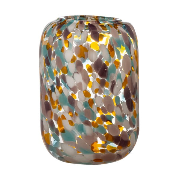 Szklany ręcznie wykonany wazon (wysokość 18 cm) Vidia – Bloomingville