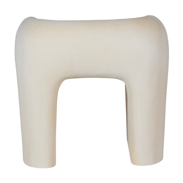 Plastikowe krzesło ogrodowe w kolorze kości słoniowej Nivo – WOOOD-image-3