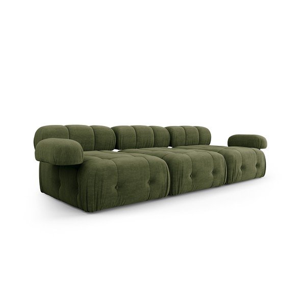Ciemnozielona sofa 288 cm Ferento – Cosmopolitan Design-image-1