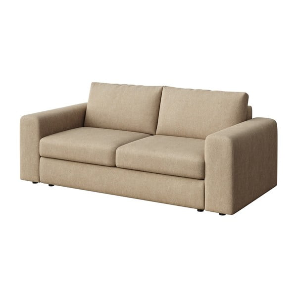 Jasnobrązowa aksamitna sofa 218 cm Baga – Rodier-image-2