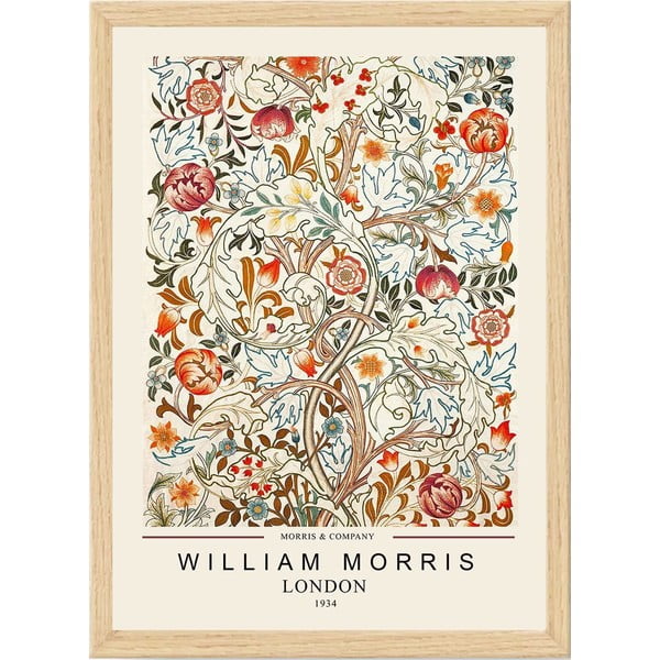 Plakat w ramie 55x75 cm William Morris – Wallity