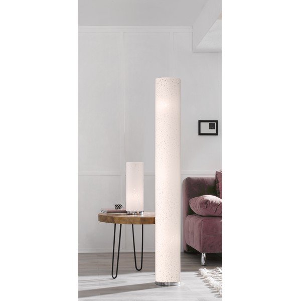 Biała lampa stołowa z tekstylnym kloszem (wysokość 35 cm) Thor – Fischer & Honsel-image-3