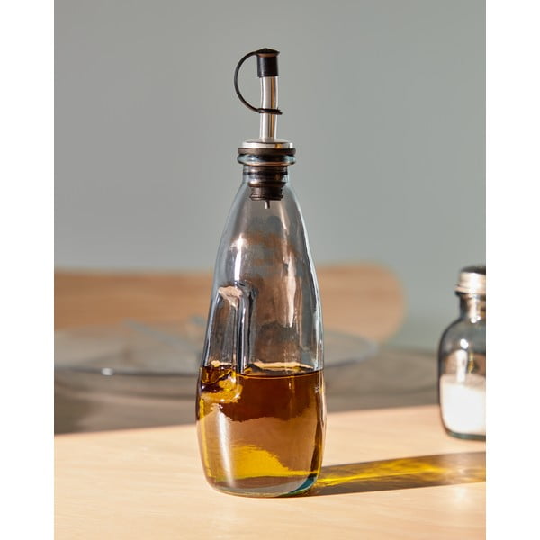 Szklana butelka na olej lub ocet Kave Home Rohan, wys. 24 cm-image-1