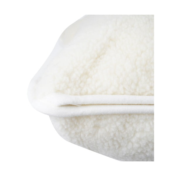 Biała poduszka z wełny merynosów Native Natural, 80x80 cm-image-2