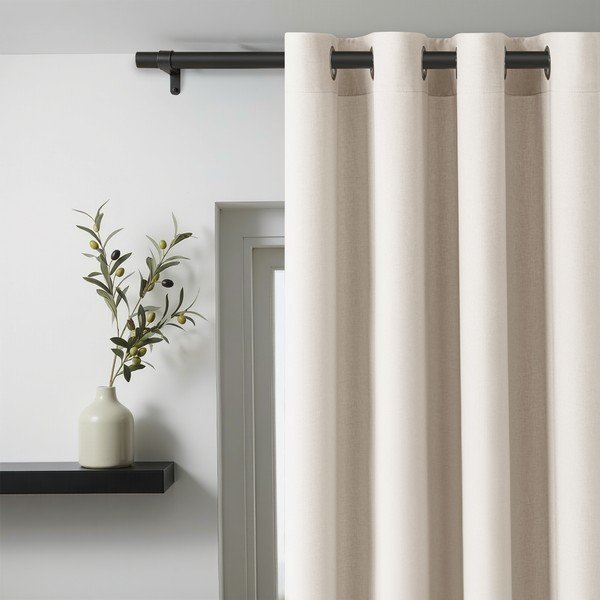 Kremowa zasłona częściowo zaciemniająca (dimout) Calisto – Filumi-image-2