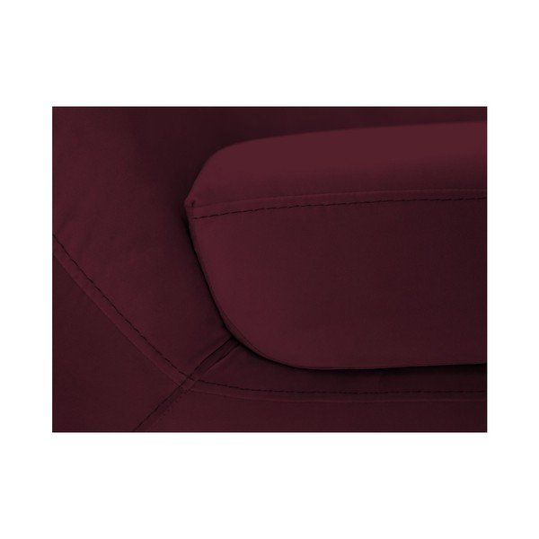 Burgundowa sofa 2-osobowa Mazzini Sofas Amelie-image-4