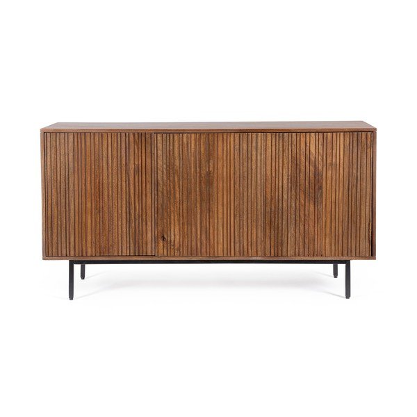Komoda z litego drewna mango w naturalnym kolorze 140x75x40 cm Tadita – Bizzotto-image-1